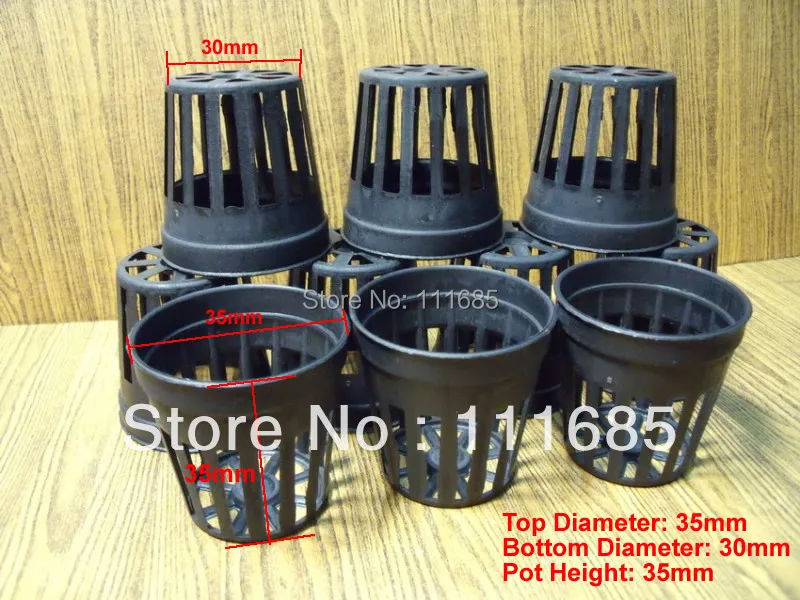 Бесплатная доставка 10 шт Пластиковый сетчатый горшок живое растение для