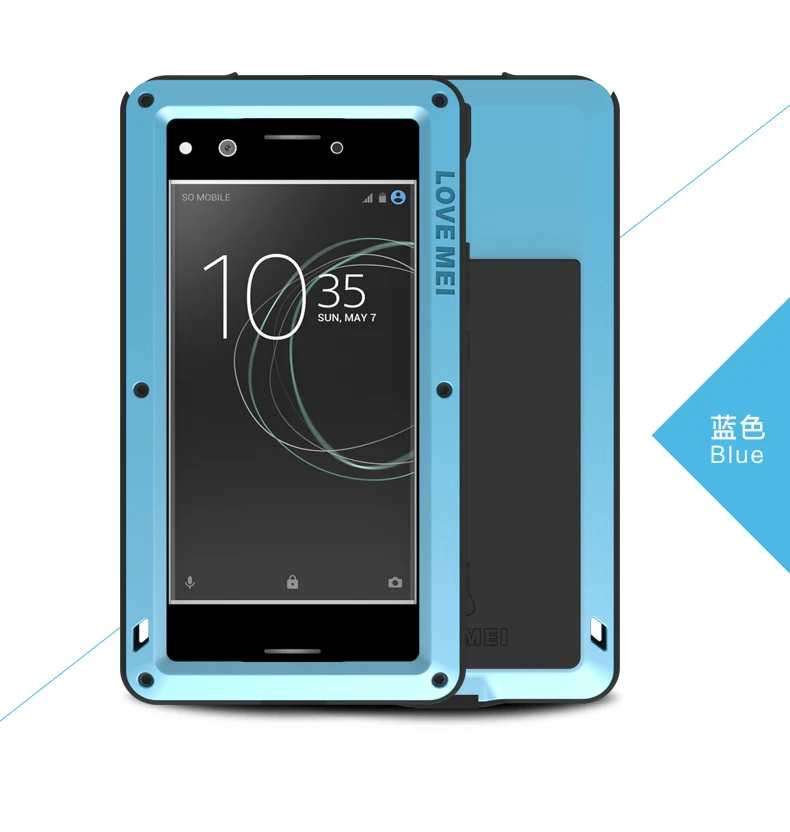 Мощный чехол Love Mei для Sony Xperia XZ чехлы корпус