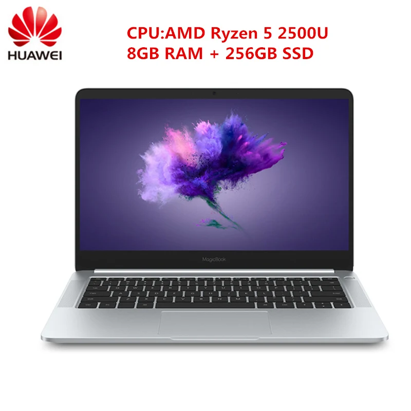 HUAWEI Honor MagicBook ноутбук 14 дюймов Windows 10 AMD Ryzen 5 2500U 8 Гб DDR4 256 GB SSD камера HDMI Bluetooth 4