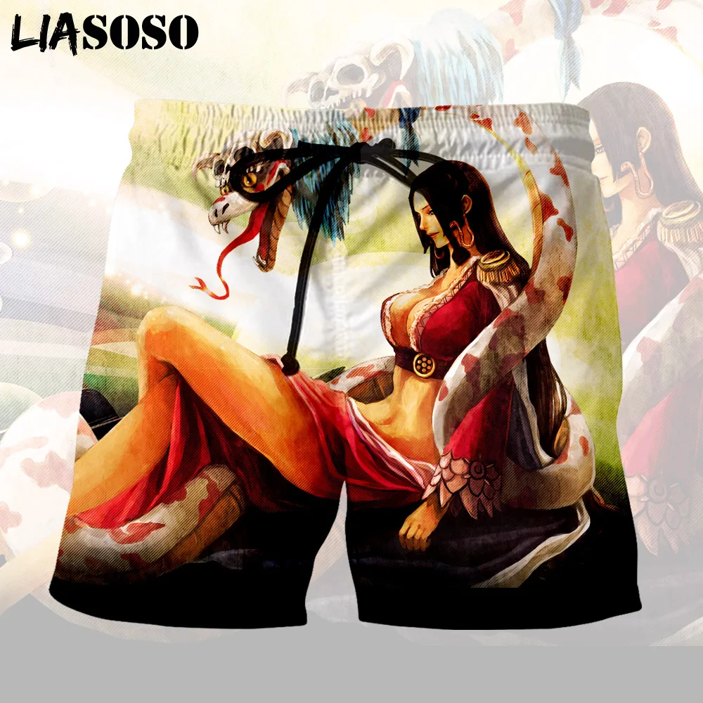 LIASOSO/Новые мужские короткие штаны с 3d принтом для мужчин и женщин летние модные