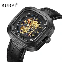 burei brand fashion automatic watch men luxury waterproof business casual sapphire mechanical wristwatch relogio masculino 2021