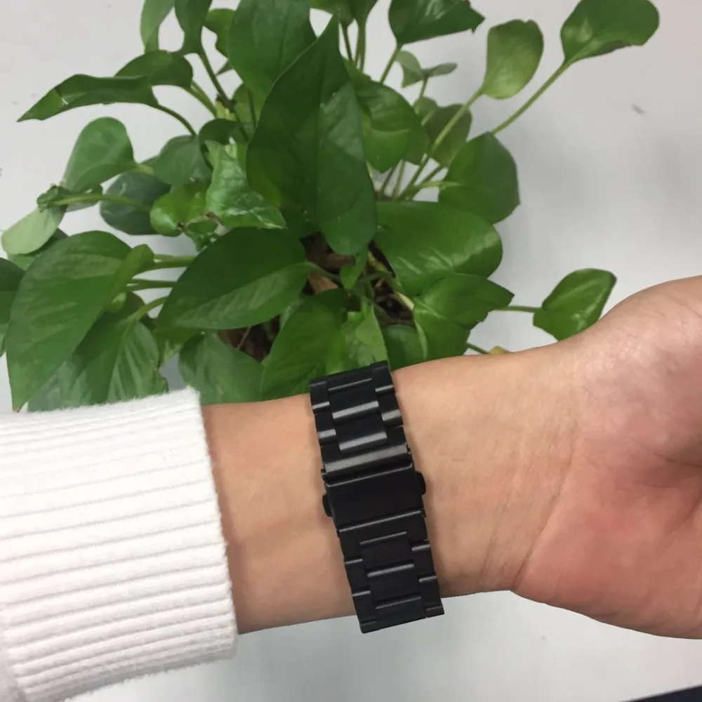 Замена JANSIN металлический ремешок для Xiaomi Huami Amazfit Bip BIT PACE Lite Молодежные Смарт-часы пригоден для ношения на запястье браслет ремешок для часов