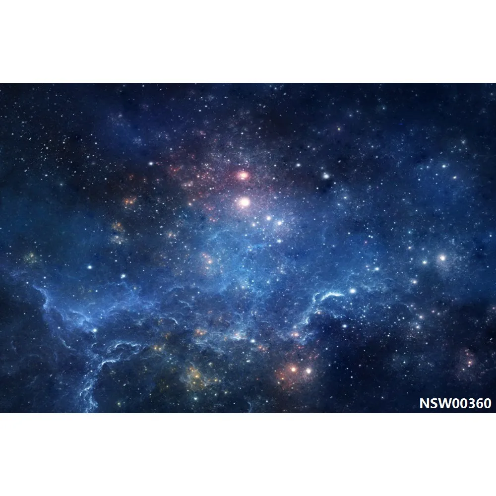 NSW00360 Laeacco Фэнтези пространство красочная Туманность сцена ПОРТРЕТНАЯ ФОТОГРАФИЯ фон Индивидуальные фотографические фоны для фотостудии - Цвет: NSW00360