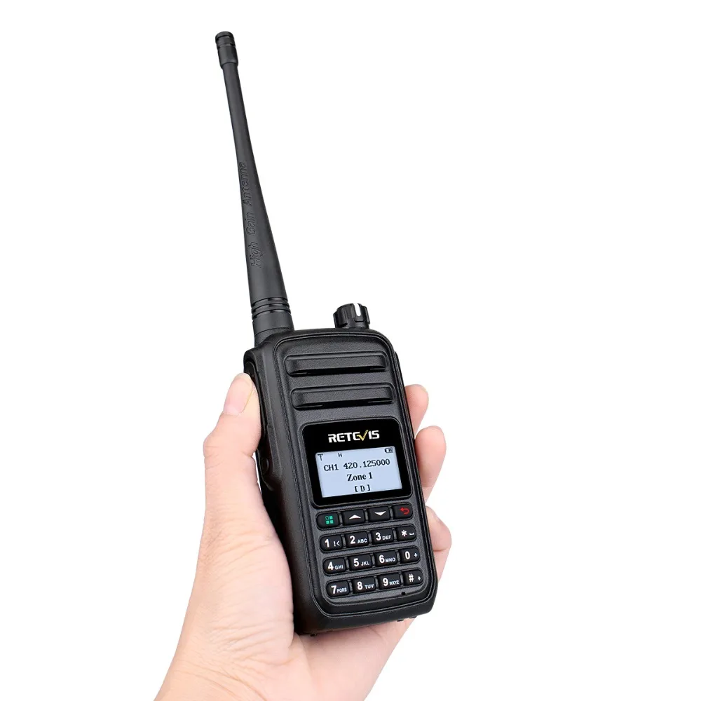 Retevis RT80 DMR радио цифровая рация UHF 400 480 МГц DCDM радиостанции VOX FM 2 Way Радио Amador Ham Hf
