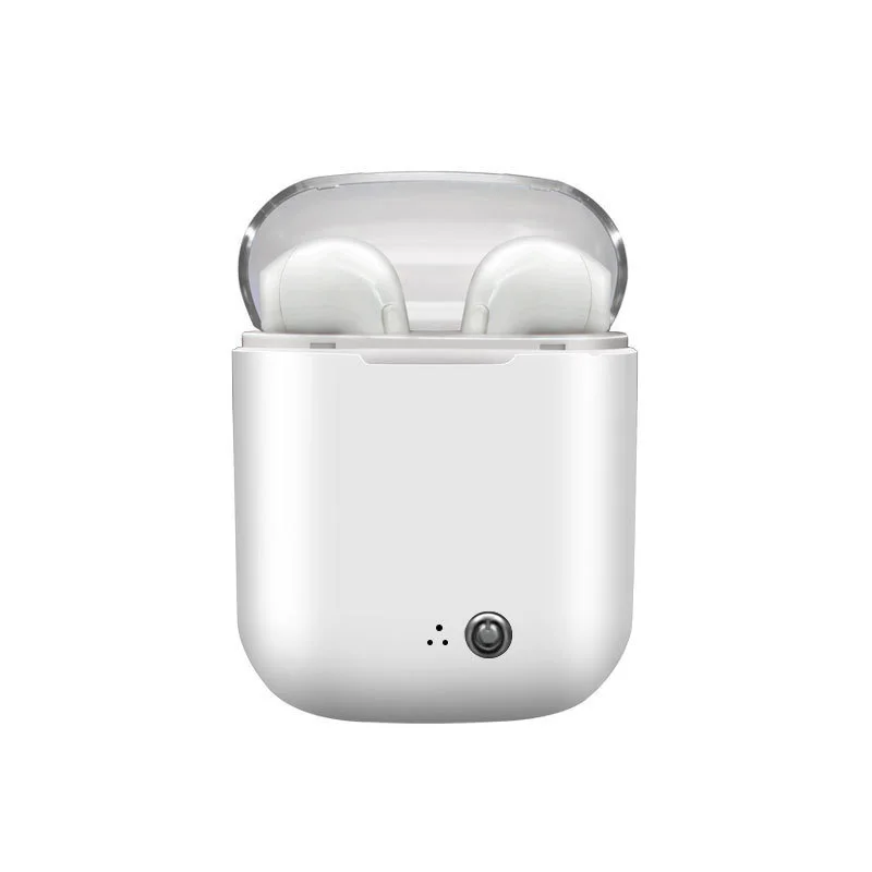 Универсальные мини наушники вкладыши Bluetooth беспроводные с зарядным боксом