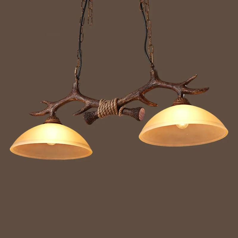 Светильники для магазина одежды с двойной головкой скандинавские ретро оленьи