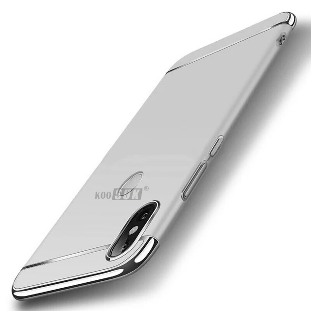 Серебристый Чехол Xiao mi Red mi 6 Pro, Роскошный Жесткий матовый армированный гибридный защитный чехол для Xiao mi Red mi 6 Pro/mi A2 Lite, задняя крышка для телефона - Цвет: Серебристый