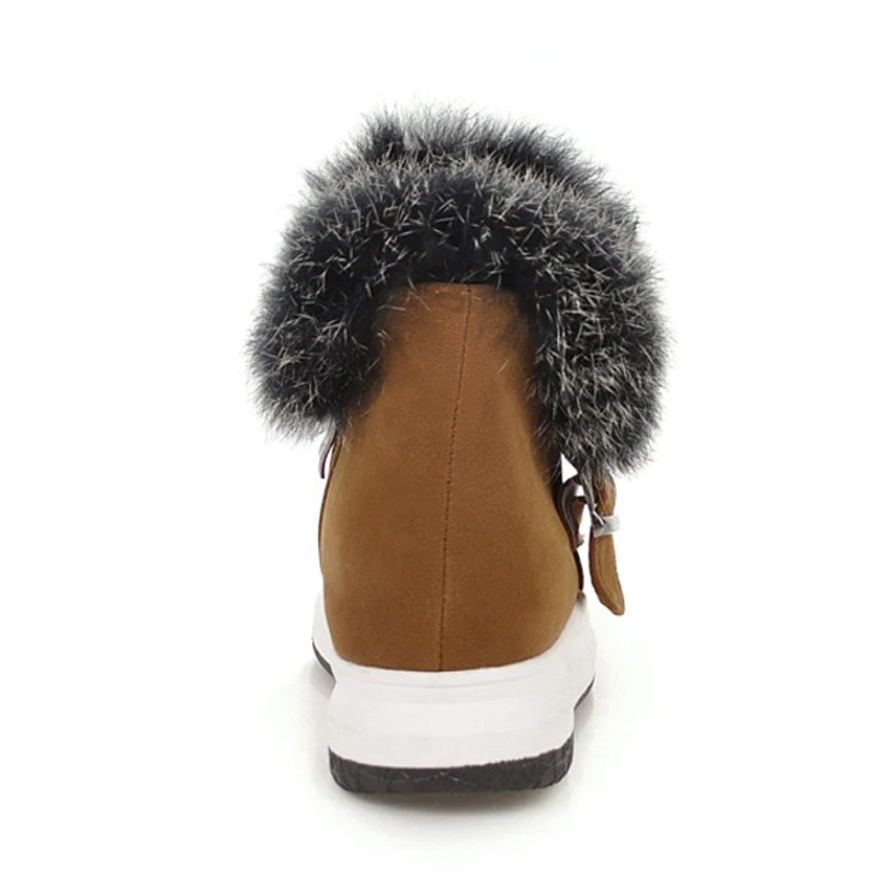 Женские спортивные ботинки E TOY теплые зимние на толстой подошве повседневные