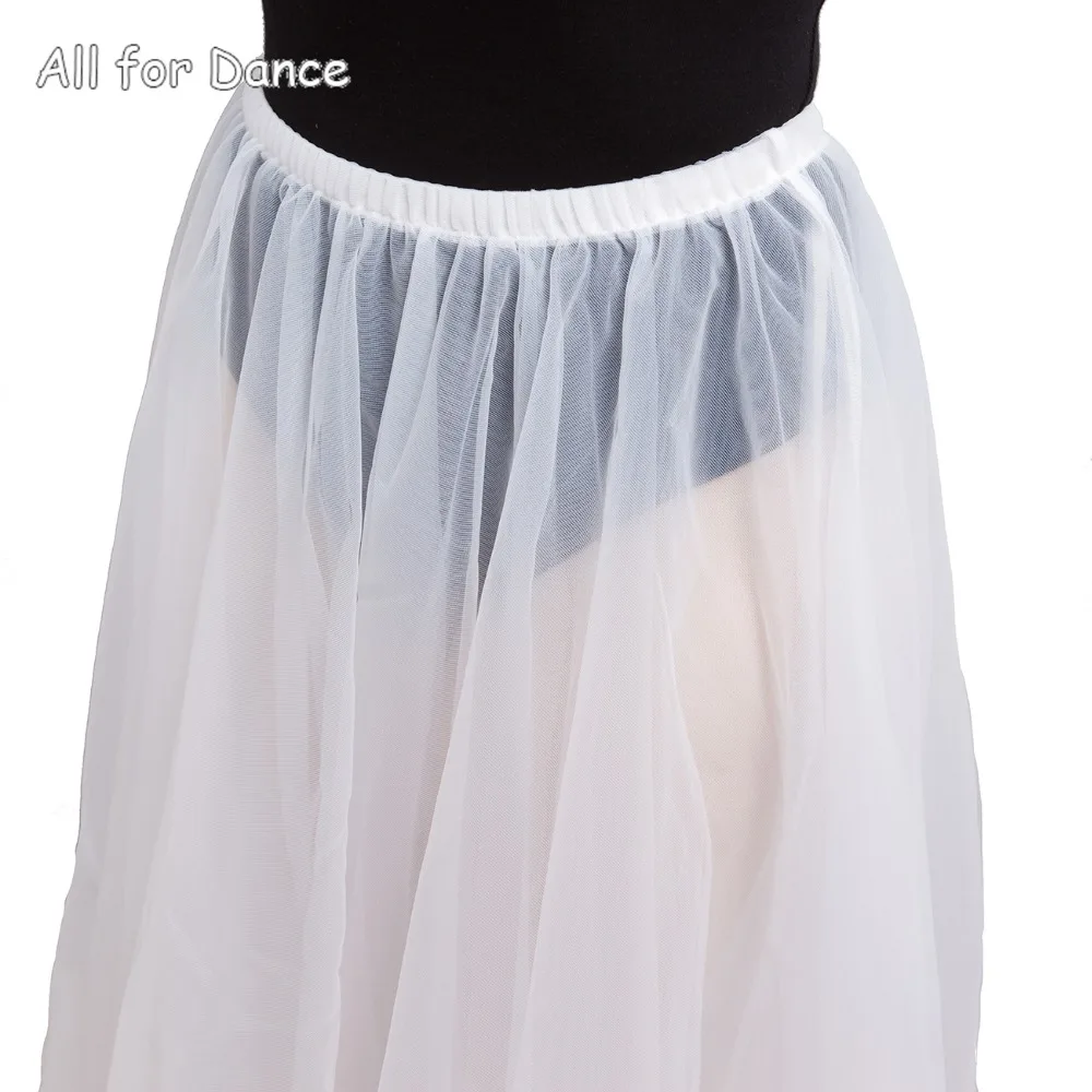 2 слоя мягкого фатина без штанов для взрослых балетный танец Длинная Одежда