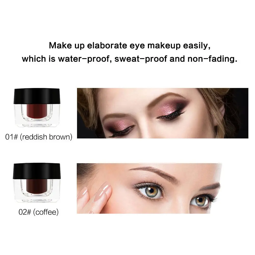 Новые поступления 5 цветов крем для бровей высокое тени Макияж стойкий