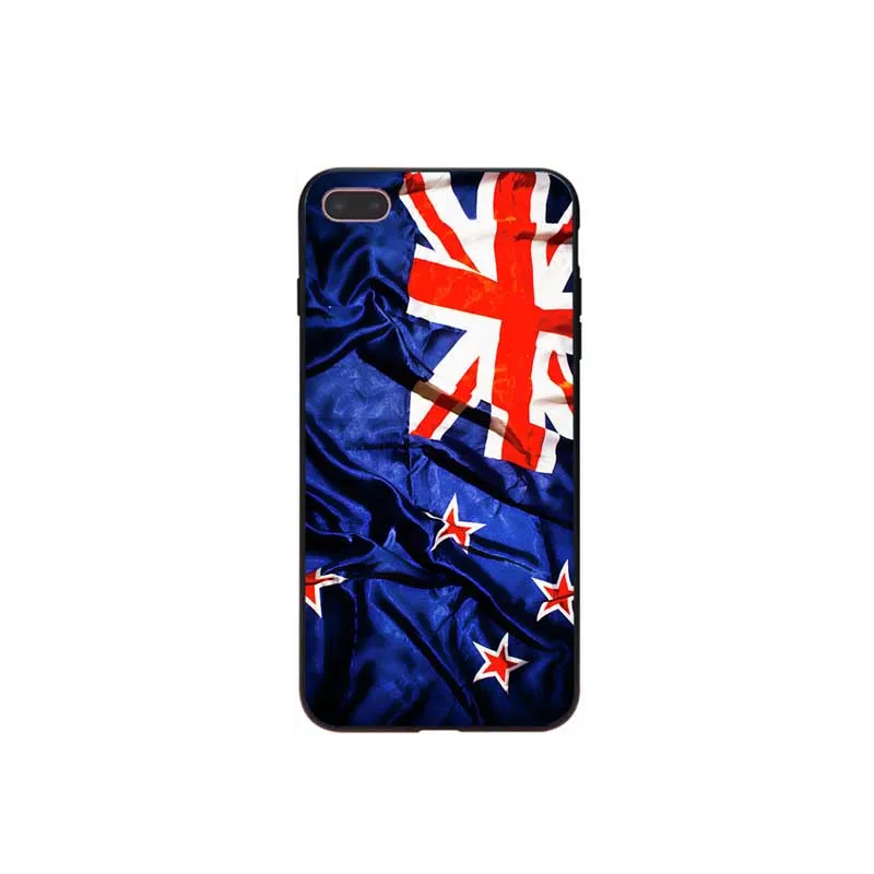 Австралийский флаг Новой Зеландии мягкий чехол для мобильного телефона Apple iPhone 7 8