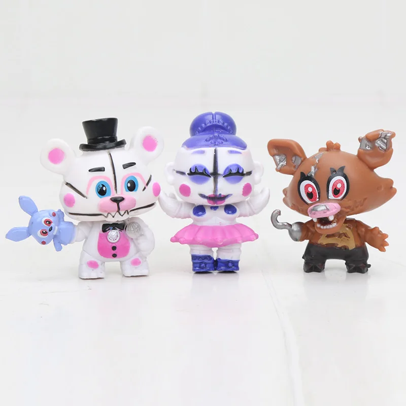 24 шт./компл. пять ночей у Фредди цирк Детские Ennard голые Бонни Foxy Чика Медведь ПВХ
