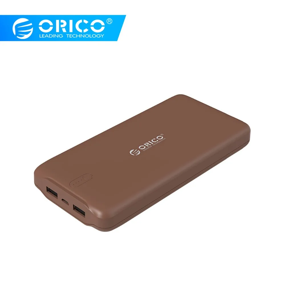 Внешний аккумулятор ORICO 20000 мАч полимерный портативный внешний Micro USB для зарядки