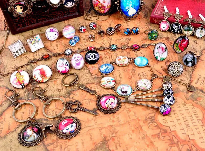 30 мм круглые стеклянные бусины для создания личность кошачья мордочка колье с