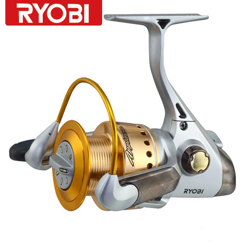 Оригинальная Рыболовная катушка RYOBI для спиннинга 5 ВВ алюминиевая карпа Fising Molinete