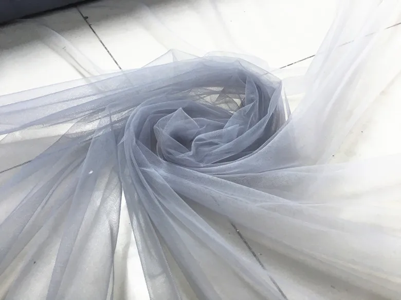 1 м/лот четыре цвета градиентная сетка мягкая свадебное платье вуаль сделай сам