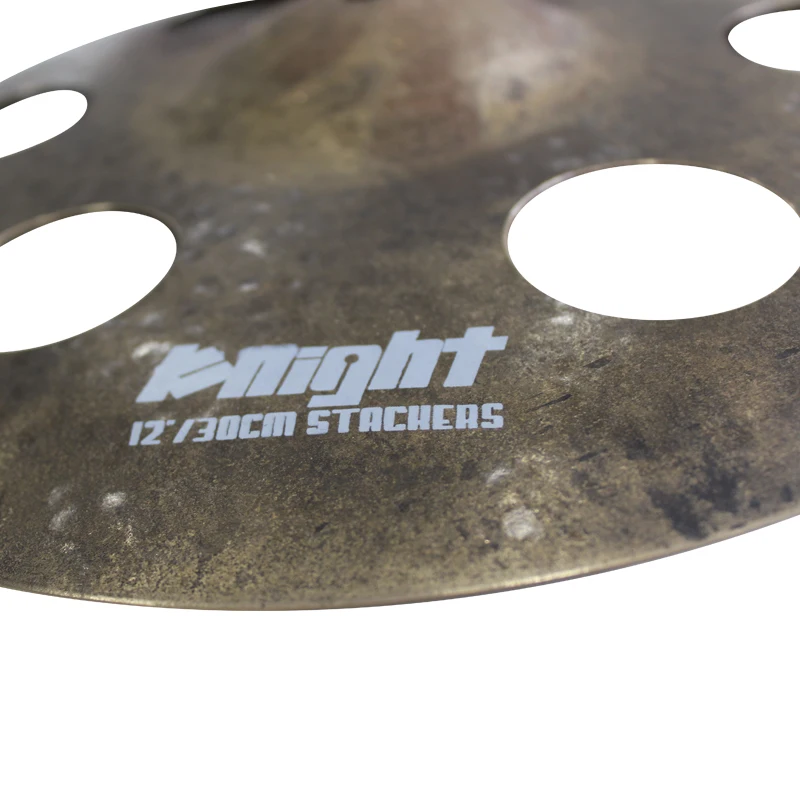 

Arborea B20 Cymbals Knight Series 12''stacker cymbal with 6 holes for Jazz