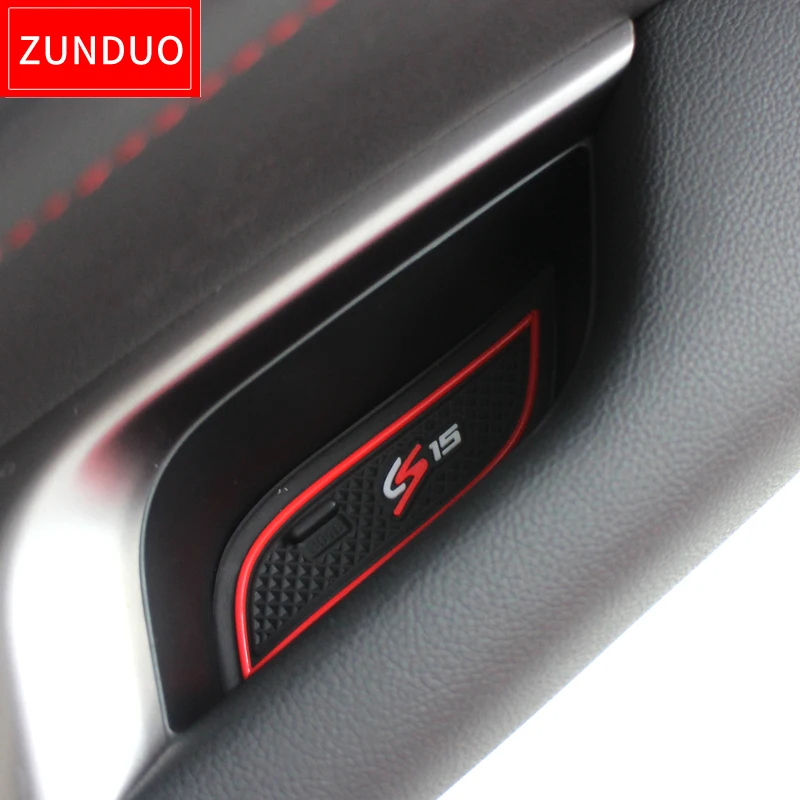 ZUNDUO для CHANGAN CS15 2016 2019 затворный слот подкладка пыль автомобиля коврики
