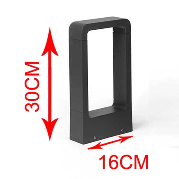 30cm NO Pin Светодиодный наружная газонная лампа IP65 Водонепроницаемый COB 10 Вт 12 в 110 В 220 В алюминиевый сад наземное освещение для внутреннего двора дорожный Ландшафтный прожектор - Испускаемый цвет: 30cm NO Pin