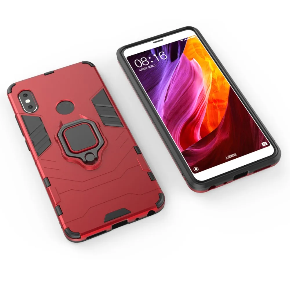 Чехол для телефона Xiaomi Redmi Note 5 PC TPU противоударное автомобильное магнитное
