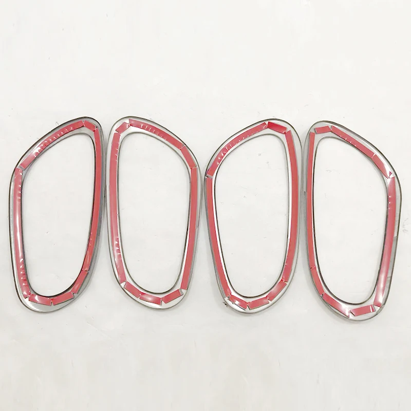 

Stainless steel For Nissan Navara NP300 2017 2018 2019 accessories Car inner door Bowl protector frame Cover Trim car styling