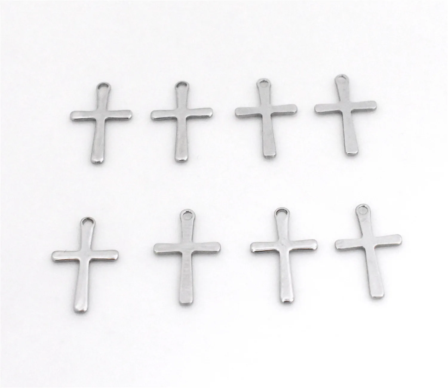 50pcs/lot Stainless Steel Material Cross/Anchor/Heart/Moon Charms Pendant DIY Handmade Necklace and Earring Jewelry Accessories | Украшения