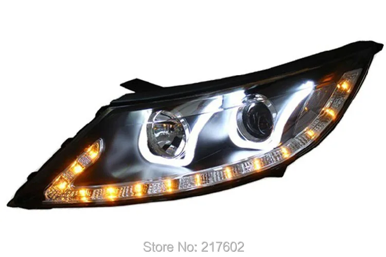 Для Kia Sportage-R головка лампы 2010-2013 V2 с DRL светильник &amp светодиодный поворота LD |