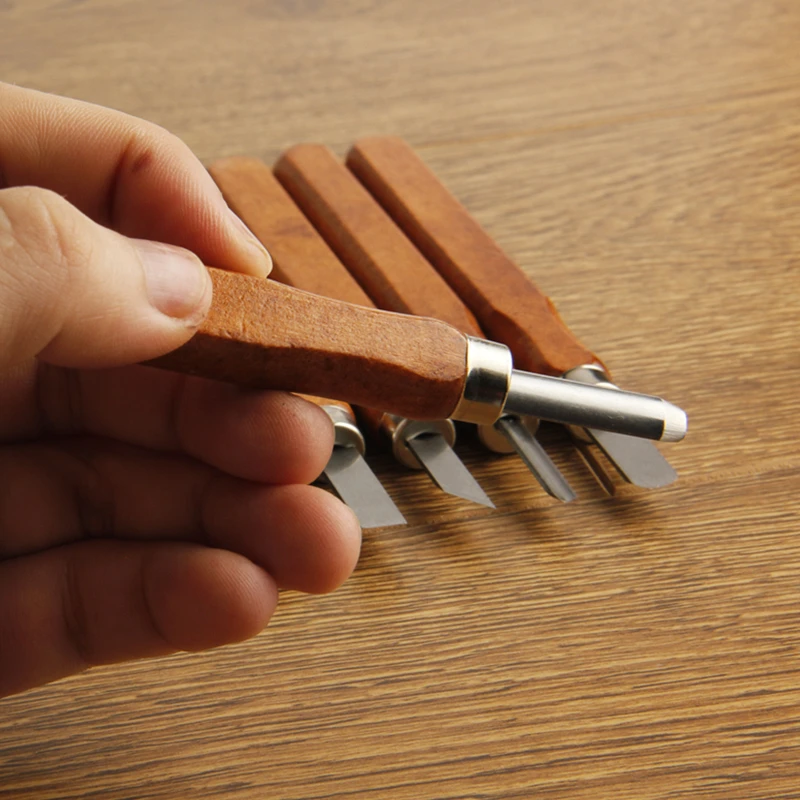 8 шт. нож для резьбы по дереву скульптуры ремесло канцелярские ножи деревянная