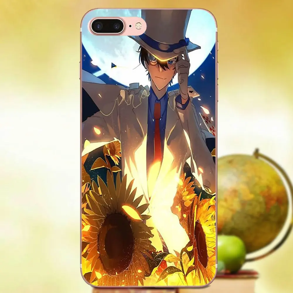 Мягкий пользовательский телефон знаменитый аниме Detective Conan для Xiaomi Redmi Note 2 3 3S 4 4A 4X