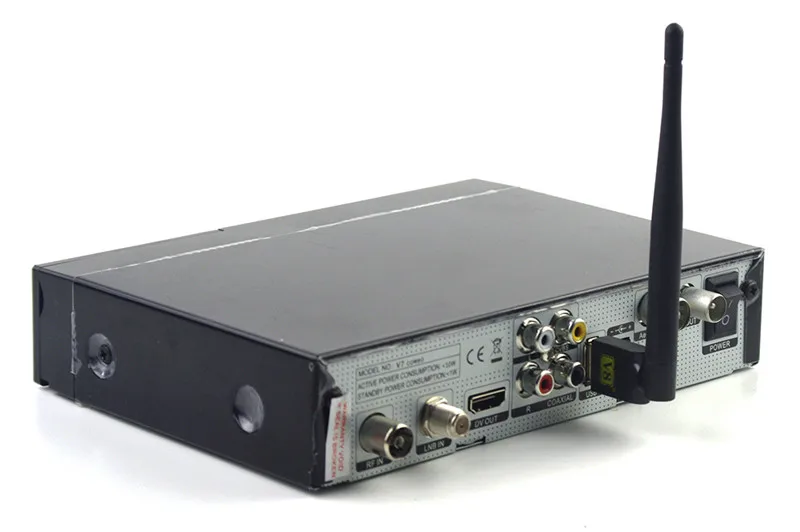Мини Портативный USB Wi Fi антенны ключ для спутникового ТВ приёмники V7 V8 Золотой