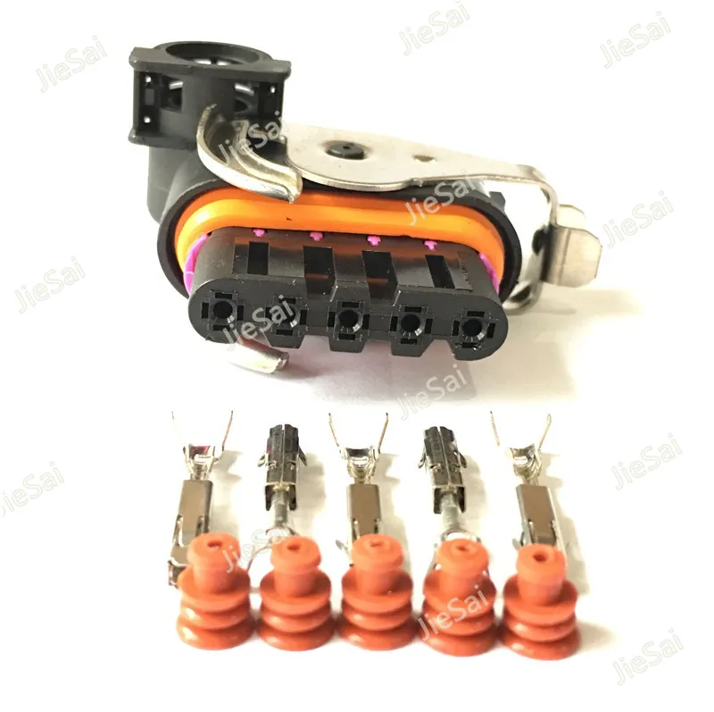 

5 Pin XL Auto Parts Connector Wiper Motor Generator Plug For Volvo The Great Wall Geely 18242000000 Lear Waterproof Connector