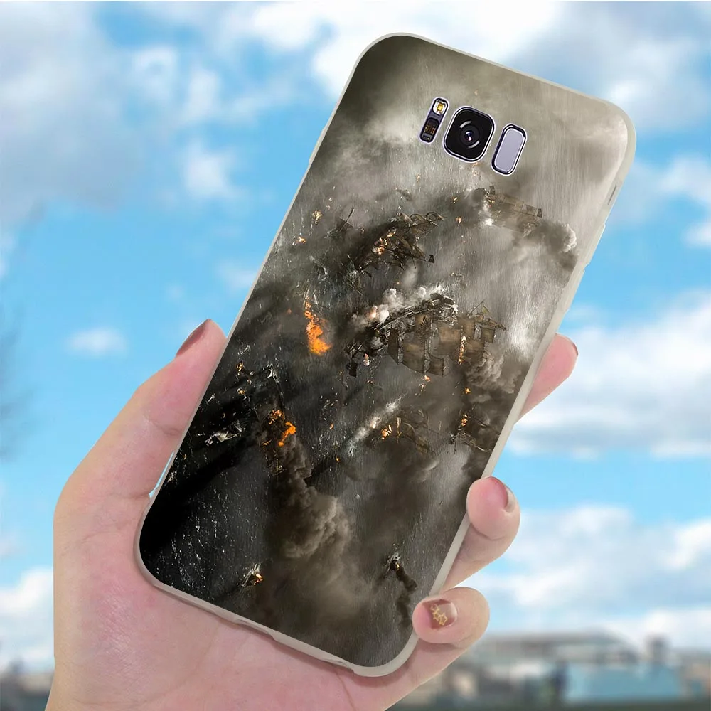 Кожаный чехол для телефона с изображением пиратов Карибского моря Samsung Note 9 Galaxy S10e