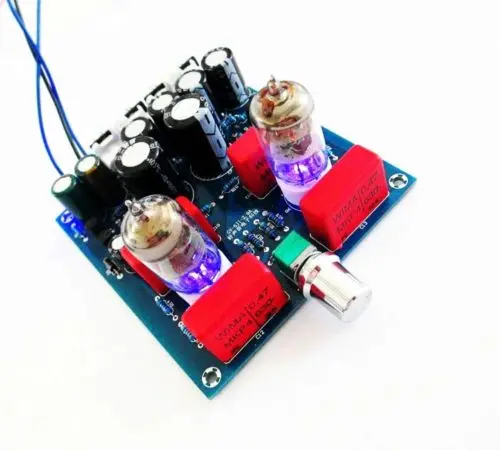 Готовые HIFI 6J1 ламповый усилитель плата предварительного усилителя для наушников