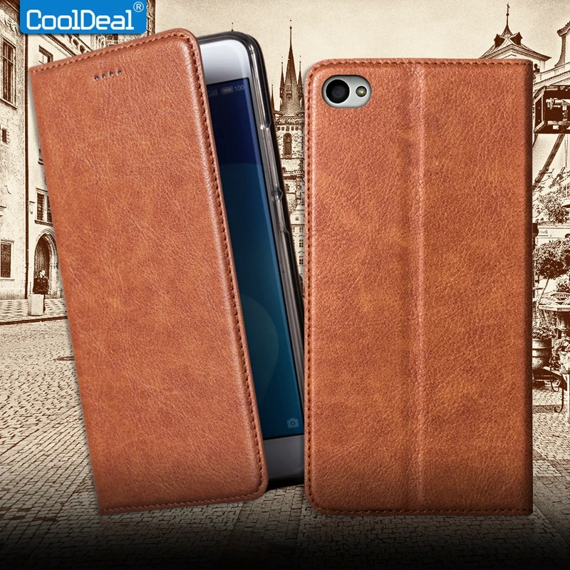 Винтаж кожаный чехол для Lenovo S90 s90t s90u роскошный мобильный телефон откидная крышка полная защита Ретро