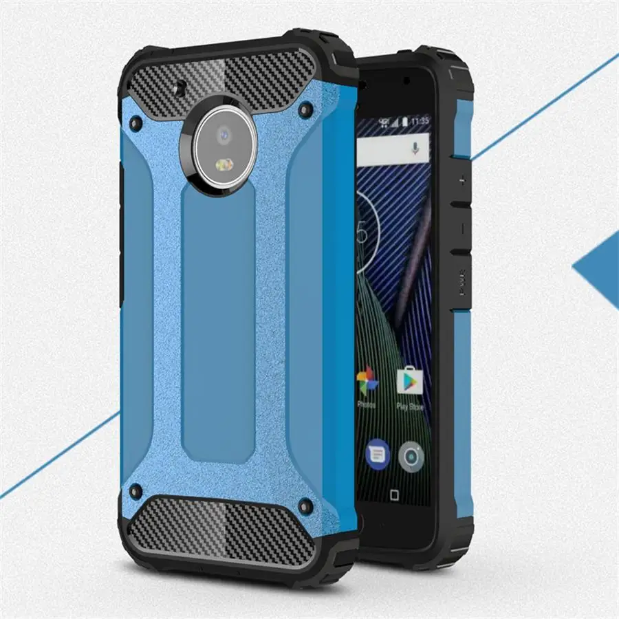 Чехол для Motorala Moto G5 гибридный прочный из ТПУ + ПК ударопрочный чехол телефона |