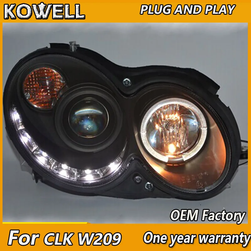 Автостайлинг KOWELL для Mercedes Benz CLK W209 CLK200 CLK240 CLK280 CLK350 светодиодный ные линейные