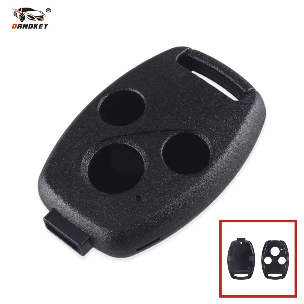 Dandkey 3 кнопки новый корпус дистанционного ключа для Honda Accord Civic CRV Pilot 2007 2008 2009 2010 2011