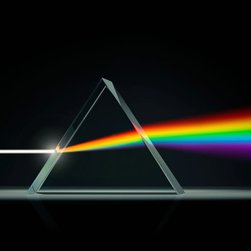 OMO Rainbow Maker 5 см Оптическое стекло треугольная призма научный эксперимент