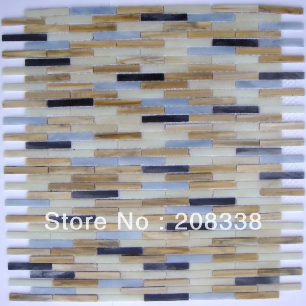 Стеклянная мозаичная плитка для кухни и ванной настенная напольная плитка|tile for