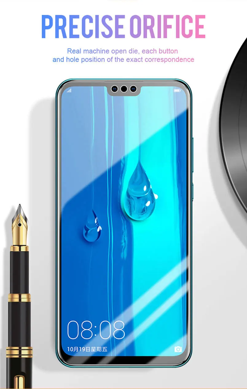 Для honor view 20 v20 для Huawei P30 Pro p smart 2019 Y7 Nova 4 закаленное стекло Защитная пленка экрана