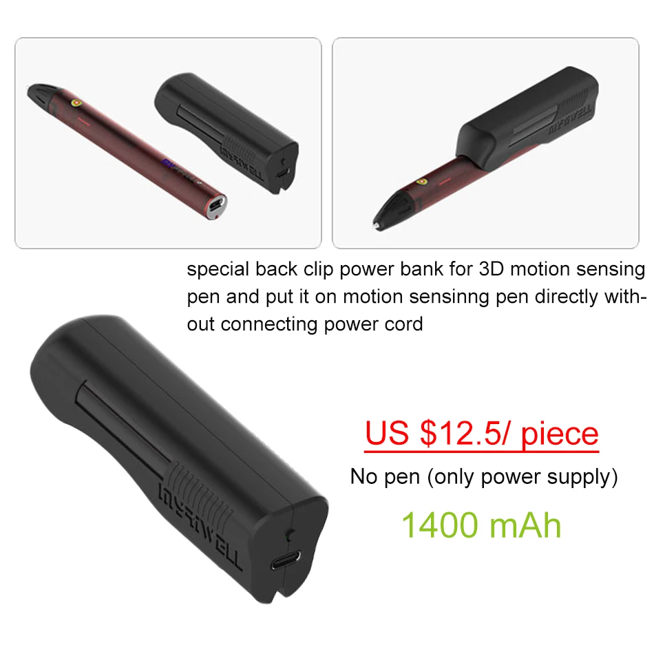 Myriwell 3D Ручка 3d ручки, сенсорная ручка, usb зарядка, 3D модель Смарт 3D ручка для печати, поддержка мобильного питания, ребенок