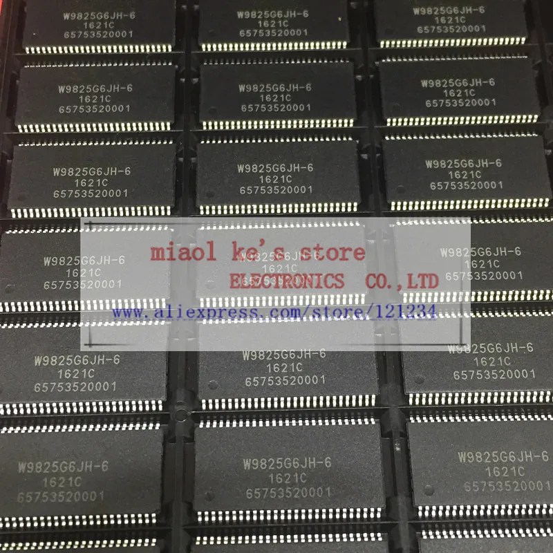 

[5pcs~10pcs]100%New original; W9825G6JH-6 W9825G6JH W9825G6 TSOP54 -IC DRAM 256M(16M x 16) 166MHz 3V-3.6V PARALLEL 54TSOP