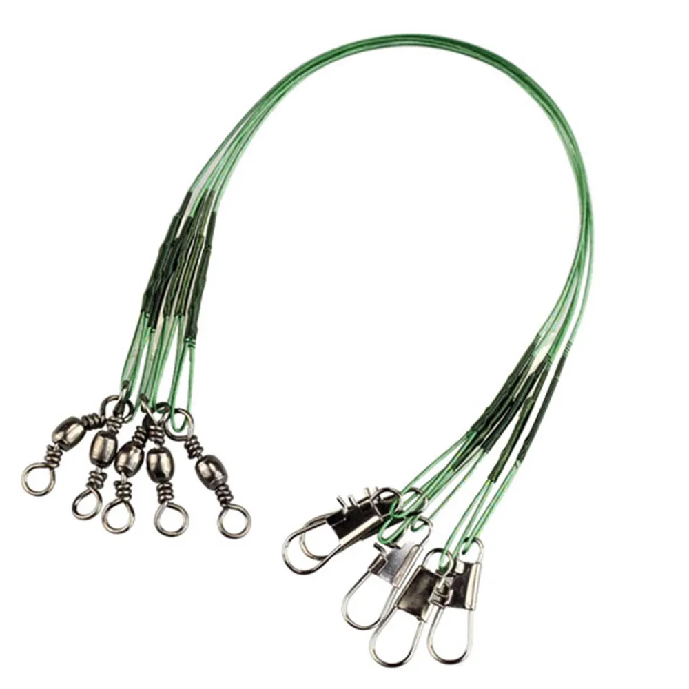 20 шт./лот черные зеленые рыболовные снасти приманка Следовая проволока длиной 25