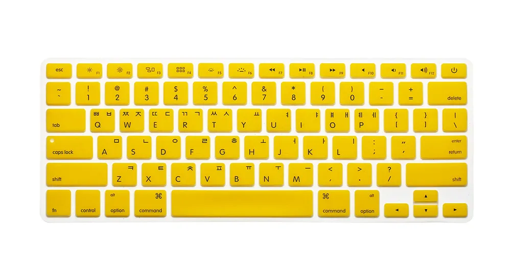 (50 шт.) Корейская Силиконовая Защитная крышка для клавиатуры Macbook Air Pro Retina 13 15 17
