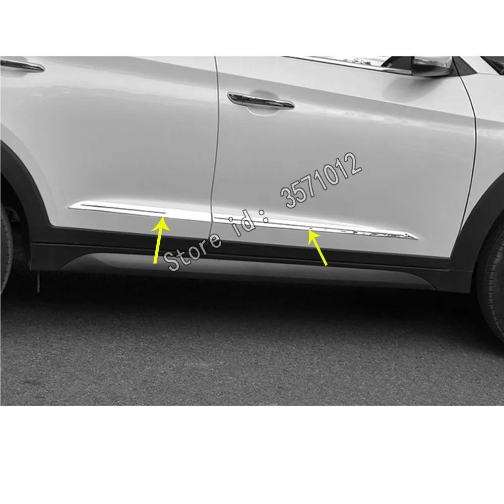 Для Hyundai Tucson 2019 2020 Стайлинг автомобиля отделка корпуса двери из нержавеющей стали