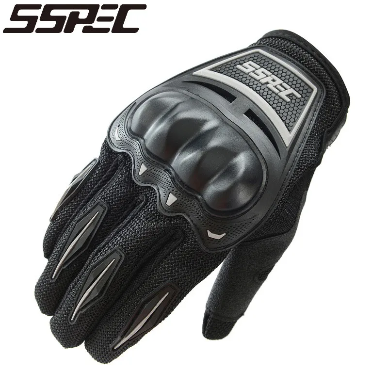 SSPEC moto rcycle перчатки кожаные Сенсорный экран мужской электровелосипед крест