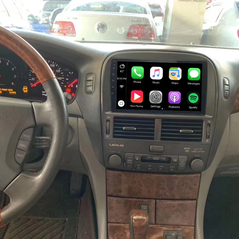 LiisLee Автомобильный мультимедийный gps Hi-Fi аудио Радио стерео для Lexus LS 430 LS430 XF30 2000~ 2006 стиль CarPlay навигация NAVI - Цвет: Add CarPlay
