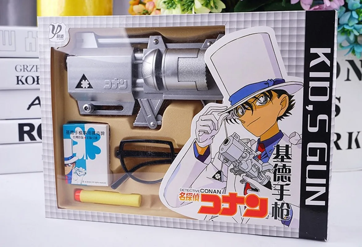 Handmade Cartoon Toys Detective Conan Kidd Pistol Toy Model For Kids | Тематическая одежда и униформа