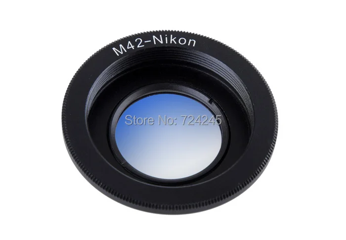 Кольцо адаптера объектива для M42 к адаптеру крепления Nikon со стеклом