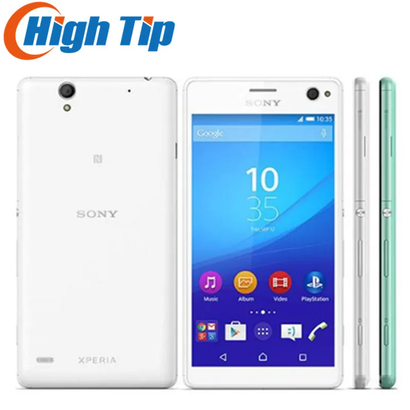 Разблокированный оригинальный Sony Xperia C4 5 &quotAndroid восьмиядерных процессор 2 Гб